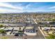 Wide aerial shot showcasing the home's location within a vibrant residential area at 1225 Arrowhead Ave, Las Vegas, NV 89106