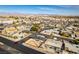 An aerial view of the area highlighting the layout of homes in the community at 1225 Arrowhead Ave, Las Vegas, NV 89106
