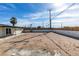 Generous backyard featuring a blank canvas with a combination of block and wood fencing at 1225 Arrowhead Ave, Las Vegas, NV 89106