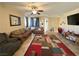 Inviting living room with tile floors and a cozy seating area at 2040 Port Royal Dr, Laughlin, NV 89029