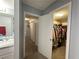 Hallway leading to closet and bathroom at 2266 Carved Canyon Ln, Laughlin, NV 89029