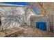 Enclosed backyard featuring a white exterior wall and a decorative privacy screen with rock landscaping at 2367 E Hacienda Ave, Las Vegas, NV 89119