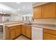 Functional kitchen featuring essential appliances and ample counter space for meal preparation at 313 Haley Way # D, Mesquite, NV 89027
