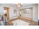 Open-concept living area with carpeted floors, tile floors, and views into other rooms at 3237 Mist Effect Ave, Henderson, NV 89044