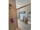 Shower and toilet area featuring modern fixtures and tile, with a small separator between the two at 3341 S Big Sky Way, Pahrump, NV 89048