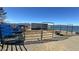Fenced horse property with a gate and water troughs at 3341 S Big Sky Way, Pahrump, NV 89048