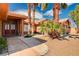 Inviting front entrance with stone accents and a stylish double door at 4775 N Grand Canyon Dr, Las Vegas, NV 89129