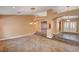 Expansive living room with tiled flooring and recessed lighting at 4775 N Grand Canyon Dr, Las Vegas, NV 89129