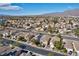 Panoramic aerial shot showing a residential neighborhood with mountain backdrop, showcasing a Gathering-friendly environment at 4900 Cascade Pools Ave, Las Vegas, NV 89131