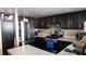 Spacious kitchen featuring stainless appliances, modern cabinetry, and functional layout, ideal for cooking and entertaining at 5856 Sutcliffe Cir, Las Vegas, NV 89110