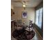 Cozy dining area with glass table, four chairs, and natural light at 741 Bourbon St # E3, Pahrump, NV 89048