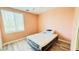 Bedroom features neutral paint and laminate flooring at 836 Sheerwater Ave, Henderson, NV 89052