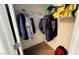 Walk-in closet provides ample storage space for clothing at 836 Sheerwater Ave, Henderson, NV 89052