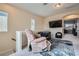 Relaxing loft area with comfortable seating and entertainment, perfect for Gathering fun at 92 Tesla Ridge Way, Las Vegas, NV 89183