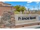 Community entrance sign for Ft Apache Square at 9292 Vervain Ct, Las Vegas, NV 89149