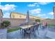 Charming backyard with a patio seating arrangement, ideal for outdoor entertaining and relaxation at 958 Harbor Ave, Henderson, NV 89002