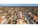 Great location with views of the city from this property, surrounded by lush landscaping and a pool at 9816 Gerald Ct, Las Vegas, NV 89134
