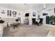 Image shows a living room and dining room combination with comfortable seating at 1455 E Katie Ave # A21, Las Vegas, NV 89119