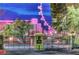 Gated entrance to the complex with security features at 210 E Flamingo Rd # 326, Las Vegas, NV 89169