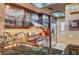 Modern kitchen design features stainless steel appliances, granite countertops, and dark wood cabinetry at 210 E Flamingo Rd # 326, Las Vegas, NV 89169