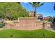 Elegant community signage set in a lush green landscape at 210 E Flamingo Rd # 326, Las Vegas, NV 89169