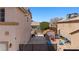 Enclosed backyard with a large concrete area, sheds, and plenty of room for activities at 2199 Maple Shade St, Henderson, NV 89002