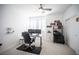 Functional office space featuring a desk, dual monitors, and ample storage at 2514 Spergola St, Henderson, NV 89044