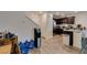 Bright and airy space with staircase conveniently located near the kitchen at 2598 Mocha Pearl Ct, North Las Vegas, NV 89086