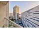 Balcony view showcasing city views and nearby tennis courts at 2747 Paradise Rd # 1706, Las Vegas, NV 89109