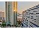 High-rise exterior showing city views and unique architecture at 2747 Paradise Rd # 1706, Las Vegas, NV 89109