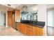 Modern kitchen with stainless steel appliances, granite countertops, and modern cabinets at 2747 Paradise Rd # 1706, Las Vegas, NV 89109