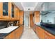 Modern kitchen with granite countertops, stainless steel appliances, and ample cabinet space at 2747 Paradise Rd # 1706, Las Vegas, NV 89109