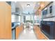 Well-equipped kitchen with an eating nook, stainless steel appliances, and lots of light at 2747 Paradise Rd # 1706, Las Vegas, NV 89109
