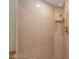 Close-up of a tile shower with updated fixtures at 2747 Paradise Rd # 1706, Las Vegas, NV 89109