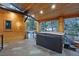 Covered patio showcasing a relaxing hot tub with scenic natural backdrop at 306 Crestview Dr, Las Vegas, NV 89124
