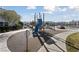 Community playground with modern playset, and nice surrounding landscaping at 3541 Arcadian Sea St, Las Vegas, NV 89106