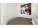 Bedroom featuring art, closet, queen-size bed and neutral tones at 4471 Dean Martin Dr # 2605, Las Vegas, NV 89103