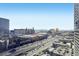 High-rise view overlooking a busy city and highways with a clear blue sky at 4471 Dean Martin Dr # 2605, Las Vegas, NV 89103