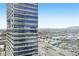 Modern building view with stunning cityscape in the background on a clear blue day at 4471 Dean Martin Dr # 2605, Las Vegas, NV 89103