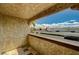 This balcony features textured walls and checkered tile floors at 4706 Obannon Dr # C, Las Vegas, NV 89102
