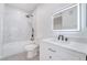 Bright bathroom featuring a stylish sink, modern fixtures, and tub with shower at 9000 Las Vegas Blvd # 1043, Las Vegas, NV 89123
