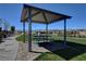 The community park offers a shaded picnic area and landscaped grounds at 9940 Heather Moore Ave, Las Vegas, NV 89166