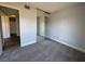 Bedroom with closet and doorway view to bathroom at 1460 Hialeah Dr # D, Las Vegas, NV 89119