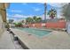 Backyard swimming pool with a concrete deck, offering a refreshing escape and ample space for relaxation and recreation at 1904 Chapman Dr, Las Vegas, NV 89104