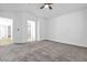 Spacious main bedroom features carpet, white walls, and a view of the ensuite bath at 2160 Point Mallard Dr, Henderson, NV 89012