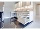 Modern kitchen featuring sleek cabinetry, stainless steel appliances, and stylish backsplash at 2305 W Horizon Ridge Pkwy # 514, Henderson, NV 89052