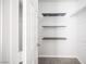 Walk-in closet with carpet and shelves at 2430 Old Forge Ln # 106, Las Vegas, NV 89121
