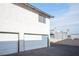 Attached garages for convenient parking, enhance this townhome's appeal at 2430 Old Forge Ln # 106, Las Vegas, NV 89121