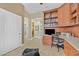 Comfortable office space includes built-in shelves and drawers and plenty of room for storage at 2905 Haddon Dr, Las Vegas, NV 89134