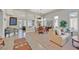 Expansive living room with neutral walls, ample lighting, and stylish furnishings at 2905 Haddon Dr, Las Vegas, NV 89134